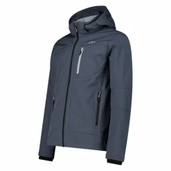 Giacca da uomo in Softshell con cappuccio staccabile
