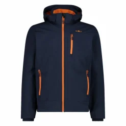 Giacca da uomo in Softshell con cappuccio staccabile