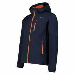 Giacca da uomo in Softshell con cappuccio staccabile