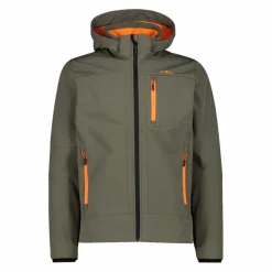 Giacca da uomo in Softshell con cappuccio staccabile
