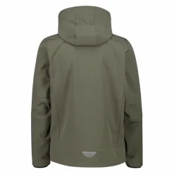 Giacca da uomo in Softshell con cappuccio staccabile