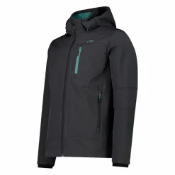 Giacca da uomo in Softshell con cappuccio staccabile
