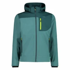 Giacca da uomo in Softshell con cappuccio staccabile