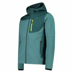 Giacca da uomo in Softshell con cappuccio staccabile