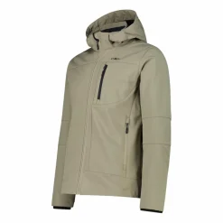 Giacca da uomo in Softshell con cappuccio staccabile