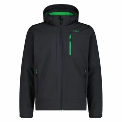 Giacca da uomo in Softshell con cappuccio staccabile