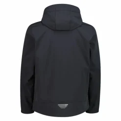 Giacca da uomo in Softshell con cappuccio staccabile
