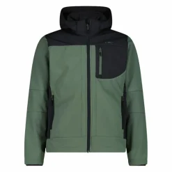 Giacca da uomo in Softshell con cappuccio staccabile