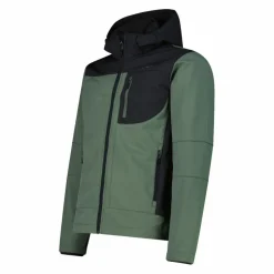 Giacca da uomo in Softshell con cappuccio staccabile