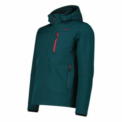 Giacca da uomo in Softshell con cappuccio staccabile