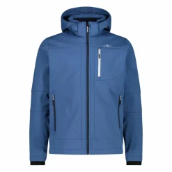 Giacca da uomo in Softshell con cappuccio staccabile