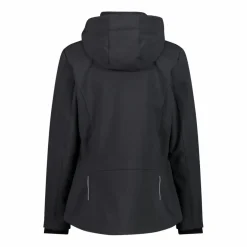 Giacca donna in Softshell con cappuccio staccabile