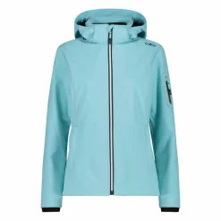 Giacca donna in Softshell con cappuccio staccabile