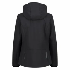 Giacca donna in Softshell con cappuccio staccabile