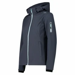 Giacca donna in Softshell con cappuccio staccabile