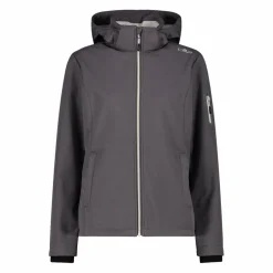 Giacca donna in Softshell con cappuccio staccabile