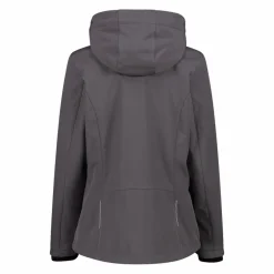 Giacca donna in Softshell con cappuccio staccabile