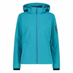 Giacca donna in Softshell con cappuccio staccabile