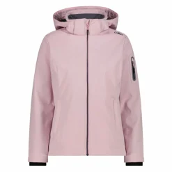 Giacca donna in Softshell con cappuccio staccabile
