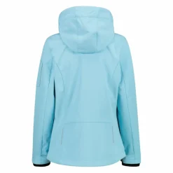 Giacca donna in Softshell con cappuccio staccabile