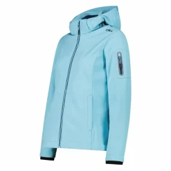 Giacca donna in Softshell con cappuccio staccabile