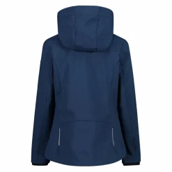 Giacca donna in Softshell con cappuccio staccabile