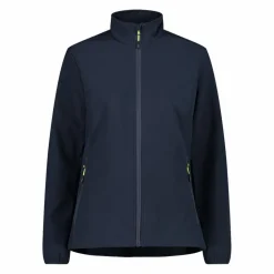 Giacca donna in softshell con dettagli reflective