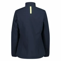 Giacca donna in softshell con dettagli reflective
