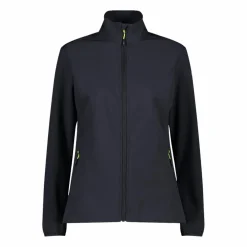 Giacca donna in softshell con dettagli reflective