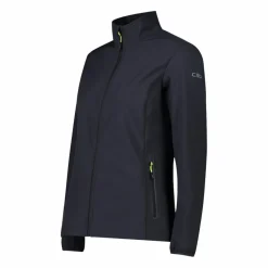 Giacca donna in softshell con dettagli reflective
