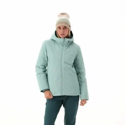 Giacca double face con cappuccio da donna