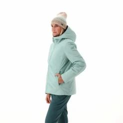 Giacca double face con cappuccio da donna