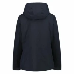 Giacca double face con cappuccio da donna
