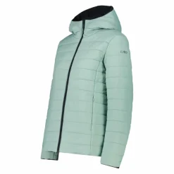 Giacca double face con cappuccio da donna