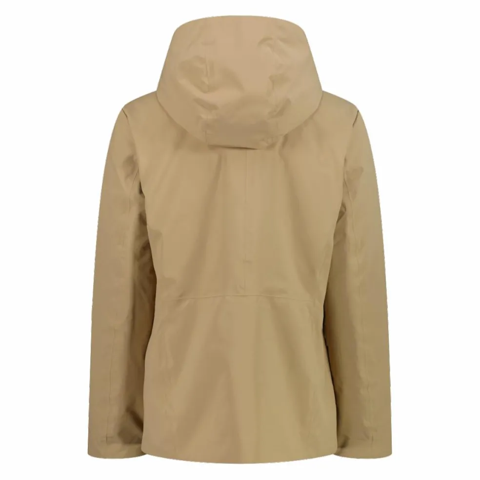 Giacca double face con cappuccio da donna