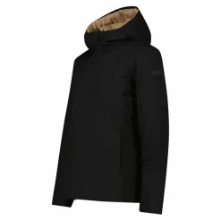 Giacca double face con cappuccio da donna