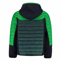 Giacca ibrida bambino imbottita con cappuccio