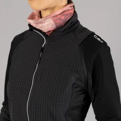 Giacca ibrida da donna con maniche removibili