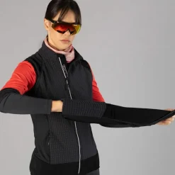Giacca ibrida da donna con maniche removibili