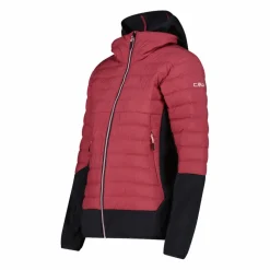 Giacca ibrida donna imbottita Unlimitech con PrimaLoft® Black ThermoPlume con cappuccio
