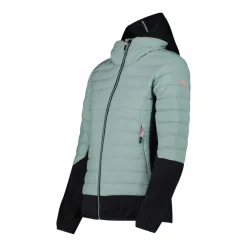 Giacca ibrida donna imbottita Unlimitech con PrimaLoft® Black ThermoPlume con cappuccio