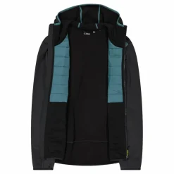 Giacca ibrida imbottita con cappuccio da uomo Unlimitech