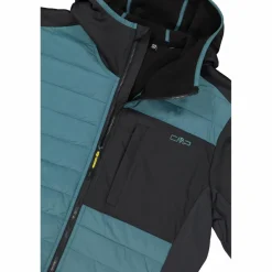 Giacca ibrida imbottita con cappuccio da uomo Unlimitech