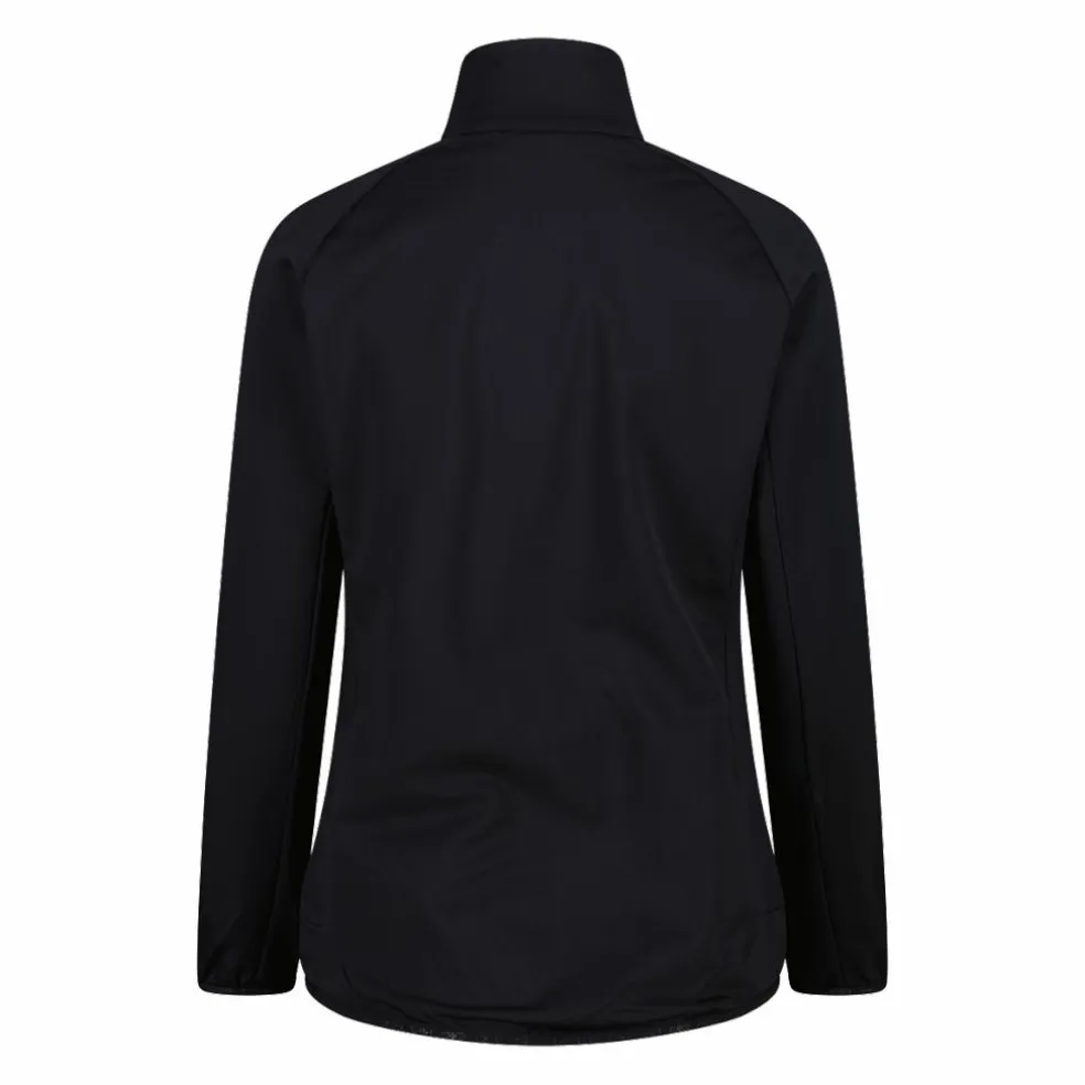 Giacca Ibrida in pile con zip da donna in knit tech