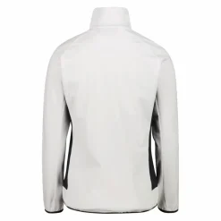 Giacca Ibrida in pile con zip da donna in knit tech