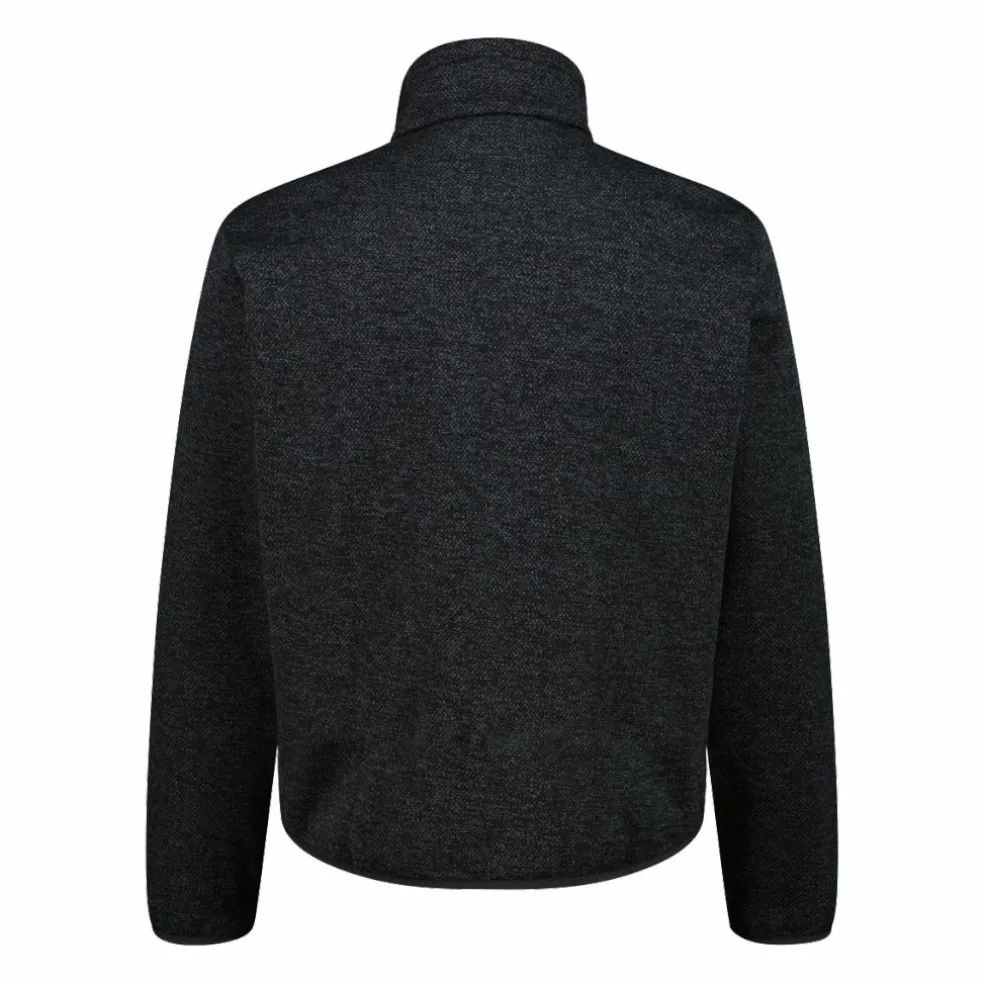 Giacca ibrida in pile da uomo in Knit Tech melange