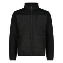 Giacca ibrida in pile da uomo in Knit Tech melange