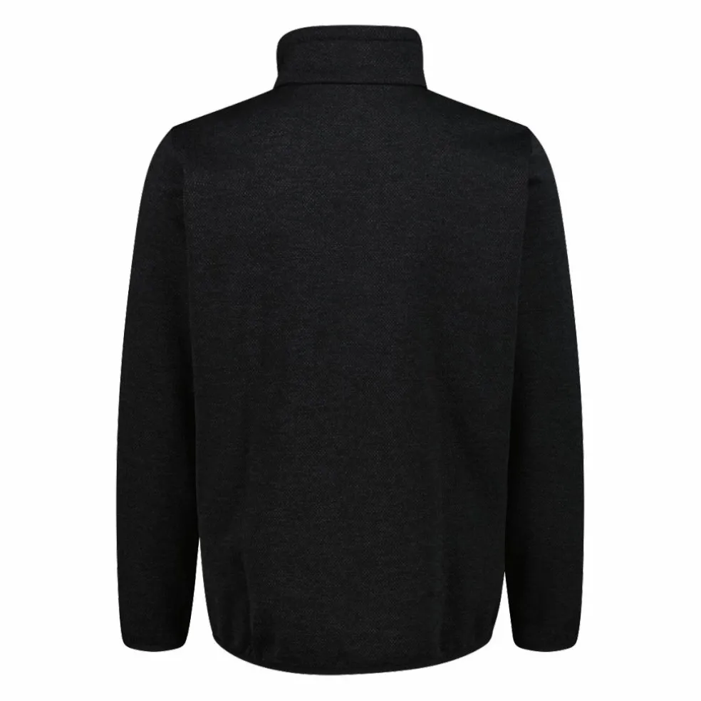 Giacca ibrida in pile da uomo in Knit Tech melange