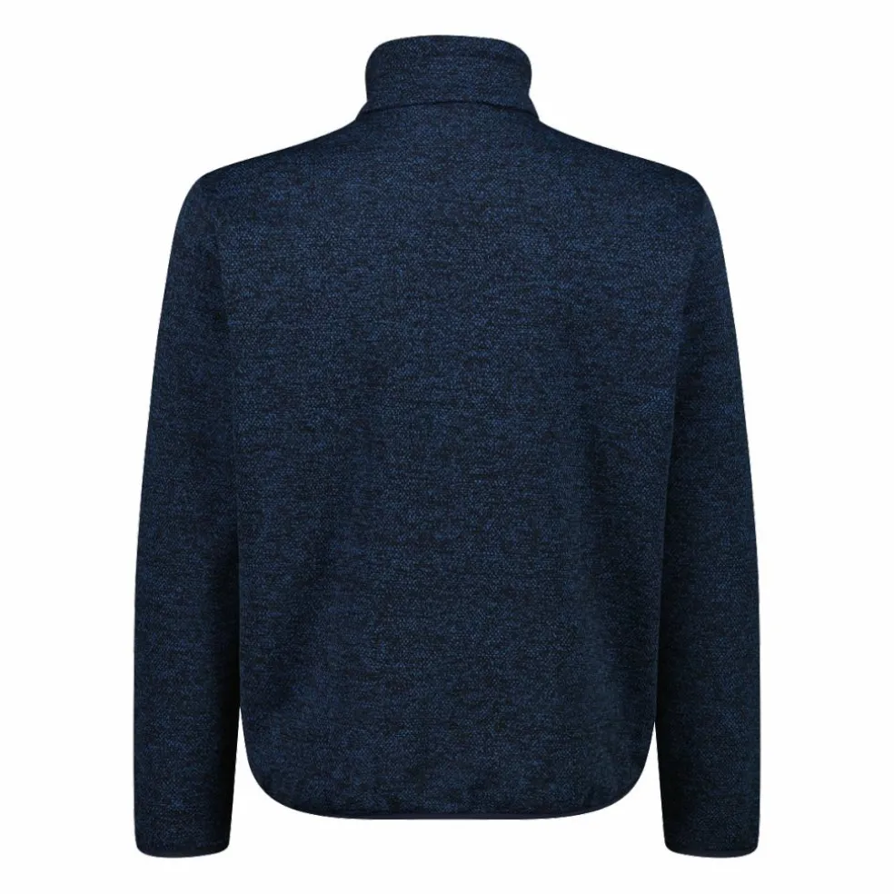 Giacca ibrida in pile da uomo in Knit Tech melange