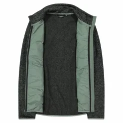 Giacca ibrida in pile da uomo in Knit Tech melange